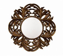 зеркало круглое большое в резной раме round leaf в Королёве