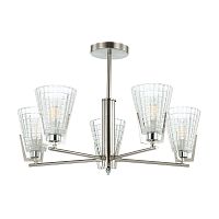 потолочная люстра lumion janna 4409/5c матовый никель, белая в Королёве