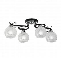 потолочная люстра idlamp carmela 234/4pf-blackchrome в Королёве