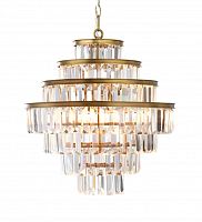 люстра alaine 50 латунь, прозрачное стекло в Королёве