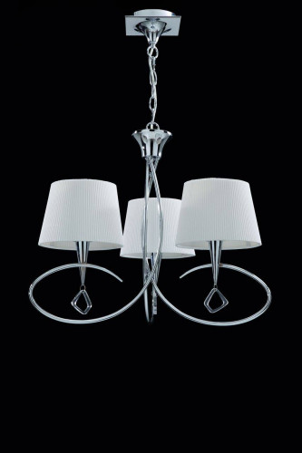 подвесная люстра mantra mara chrome - white 1640 в Королёве