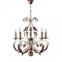 люстра 4962/5_v0580 от mm lampadari коричневая в Королёве