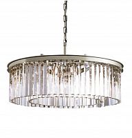 люстра prism silver 80 серебро, прозрачное стекло в Королёве