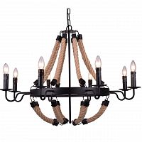 подвесная люстра arte lamp marsiglia a8956lm-8bk в Королёве