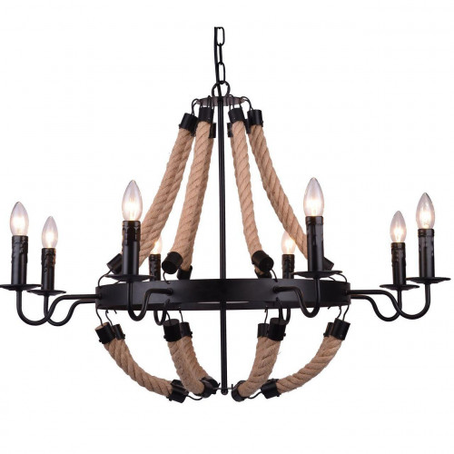 подвесная люстра arte lamp marsiglia a8956lm-8bk в Королёве