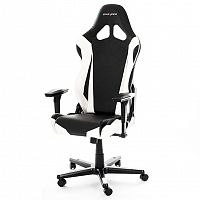 кресло геймерское dxracer racing черно-белое в Королёве
