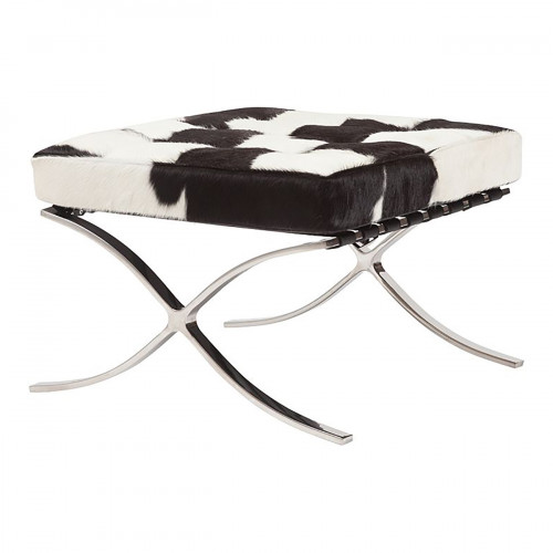 оттоманка barcelona stool бело-черная в Королёве