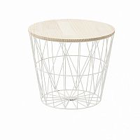 стол-корзина flora m белый в Королёве