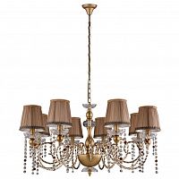 подвесная люстра crystal lux alegria sp8 gold-brown в Королёве