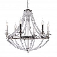 подвесная люстра crystal lux perugia sp6 хром в Королёве