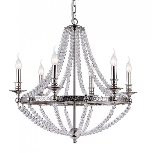 подвесная люстра crystal lux perugia sp6 хром в Королёве