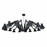 подвесная люстра arte lamp ragno a2043sp-16bk черная в Королёве