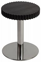 стол журнальный onduline 1 - ash wengé stained chromed metal 180392-1 черный в Королёве