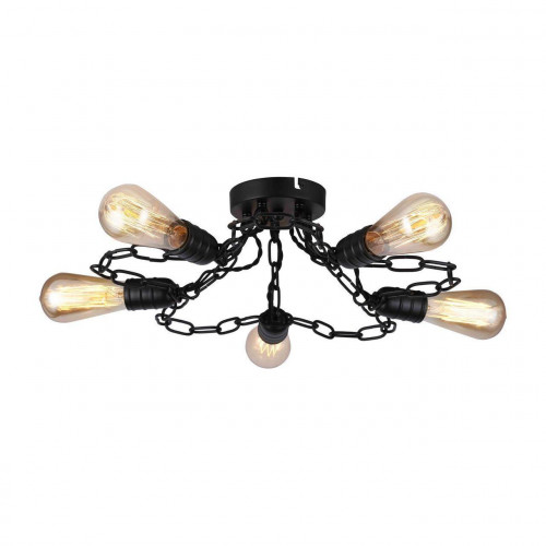 потолочная люстра arte lamp a9344pl-5bk в Королёве