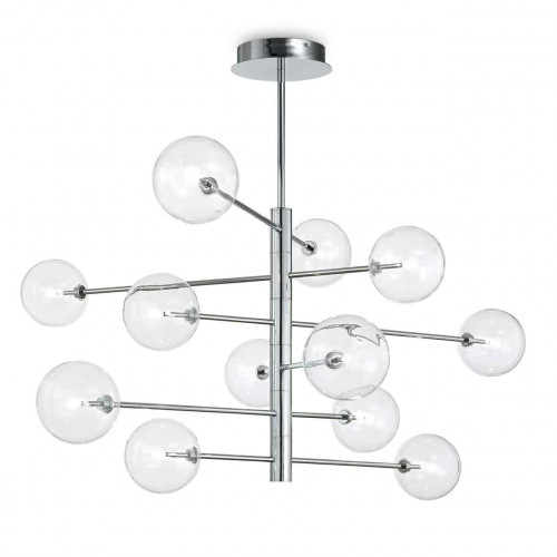 подвесная люстра ideal lux equinoxe sp12 cromo в Королёве