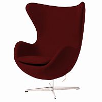 кресло egg chair бордовое с вкраплениями в Королёве