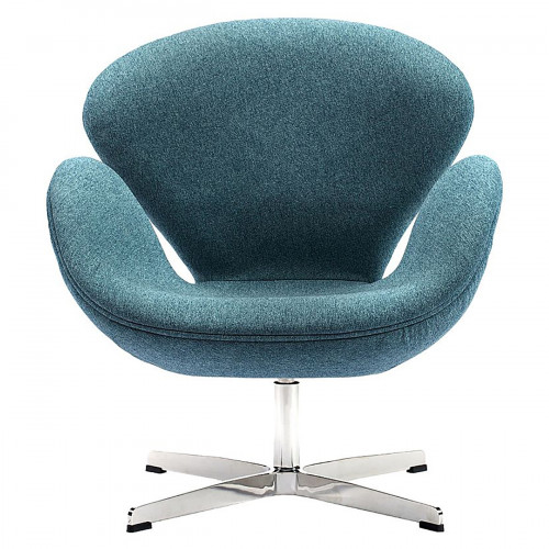 кресло swan chair сине-зеленое в Королёве
