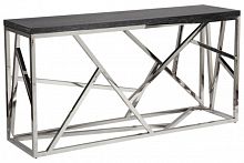 консоль geometric 180x50x90 металл, черная столешница в Королёве