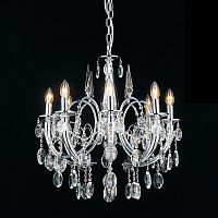люстра md103908-8a от illuminati прозрачная/ хром в Королёве