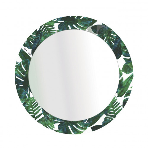 зеркало круглое в раме с принтом tropic в Королёве