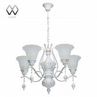 подвесная люстра mw-light версаче 639011505 белая в Королёве