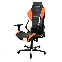 кресло геймерское dxracer drifting черно-бело-оранжевое в Королёве