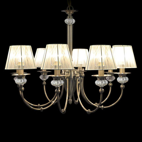 подвесная люстра newport 2208/c бежевая в Королёве