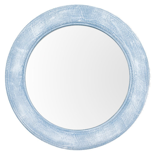 зеркало круглое голубое round window в Королёве
