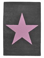ковер wool star темно-серый-розовый в Королёве