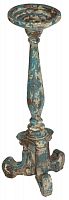 подсвечник состаренный фигурный голубой relic collection, 61 см в Королёве