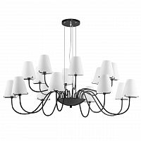 подвесная люстра lightstar diafano 758167 черная в Королёве