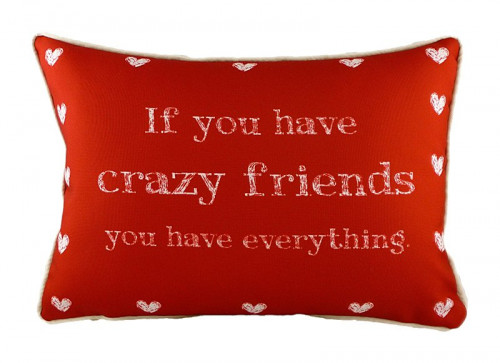 подушка с надписью crazy friends в Королёве