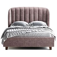 кровать двуспальная 160х200 фиолетовая tulip в Королёве