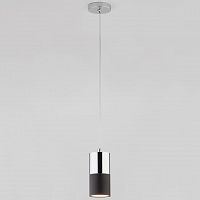 подвесной светильник eurosvet mini topper 50146/1 хром/черный в Королёве