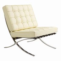 детское кресло barcelona chair кремовое в Королёве