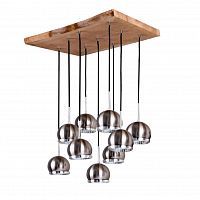 дизайнерская подвесная светодиодная люстра spot light ball 5030974 матовый никель, белая в Королёве