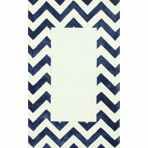 ковер zig zag синий с квадратом 120х180 в Королёве