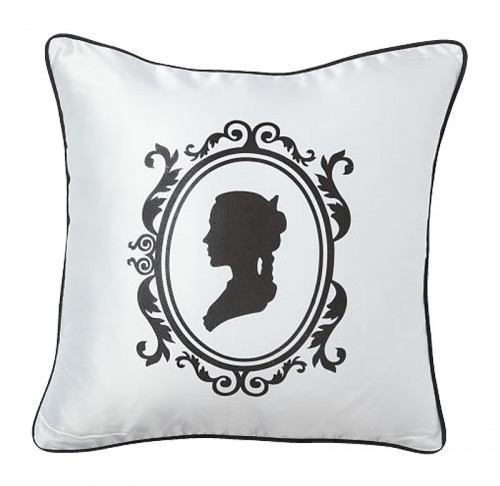 подушка с принтом ladies' profile white в Королёве