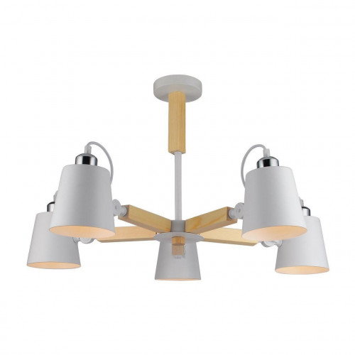 потолочная люстра arte lamp a7141pl-5wh белая в Королёве