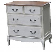 комод квадратный mobilier de maison белый, коричневый в Королёве