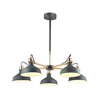 подвесная люстра odeon light lurdi 3329/5 черная в Королёве