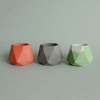 подсвечник из бетона под мрамор eco линту, 6 см в Королёве