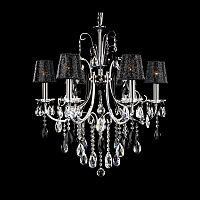 люстра md92721-6a от illuminati прозрачная/черная/ хром в Королёве
