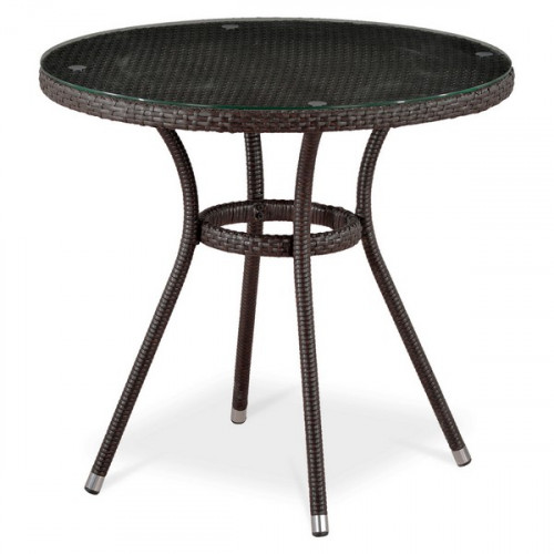 стол из иск. ротанга t283ant-w51-d80 brown в Королёве