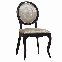 стул бархат бежевый, ножки черн. лак 98x51x51x44 в Королёве