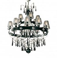 люстра 6886/12+6 v2515 от mm lampadari черная/серая в Королёве