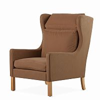 кресло wingback коричневый в Королёве
