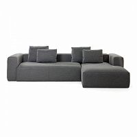 диван blok sofa 3 правый угол темно-серый от la forma (ex julia grup) в Королёве