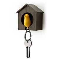 держатель+брелок для ключей sparrow коричневый-желтый в Королёве