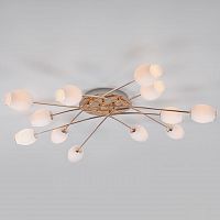 потолочная люстра eurosvet tulip 30135 золото в Королёве